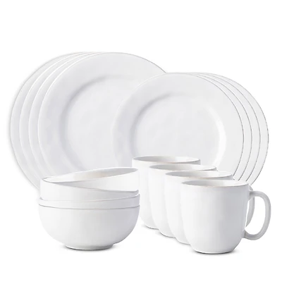 Juliska Puro Whitewash 16 Piece Dinnerware Set