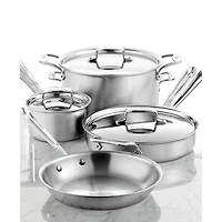 D5 Stainless Brushed 7-Piece Cookware Set - Exclusive
