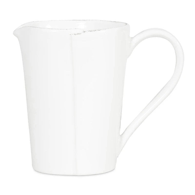 Vietri Melamine Lastra White Pitcher
