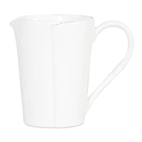 Vietri Melamine Lastra White Pitcher