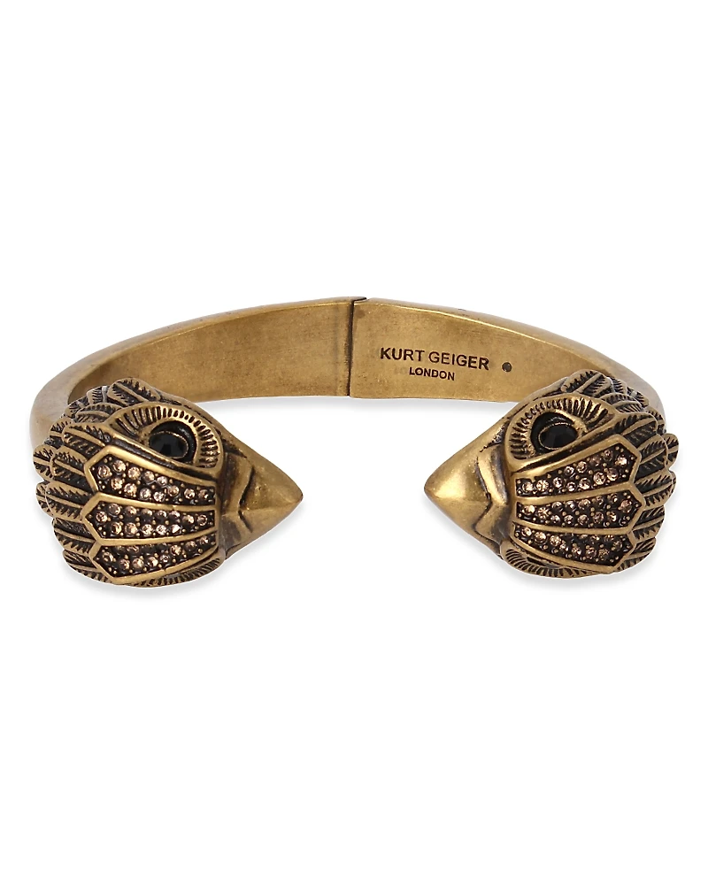 Kurt Geiger London Eagle Hinged Bangle Bracelet
