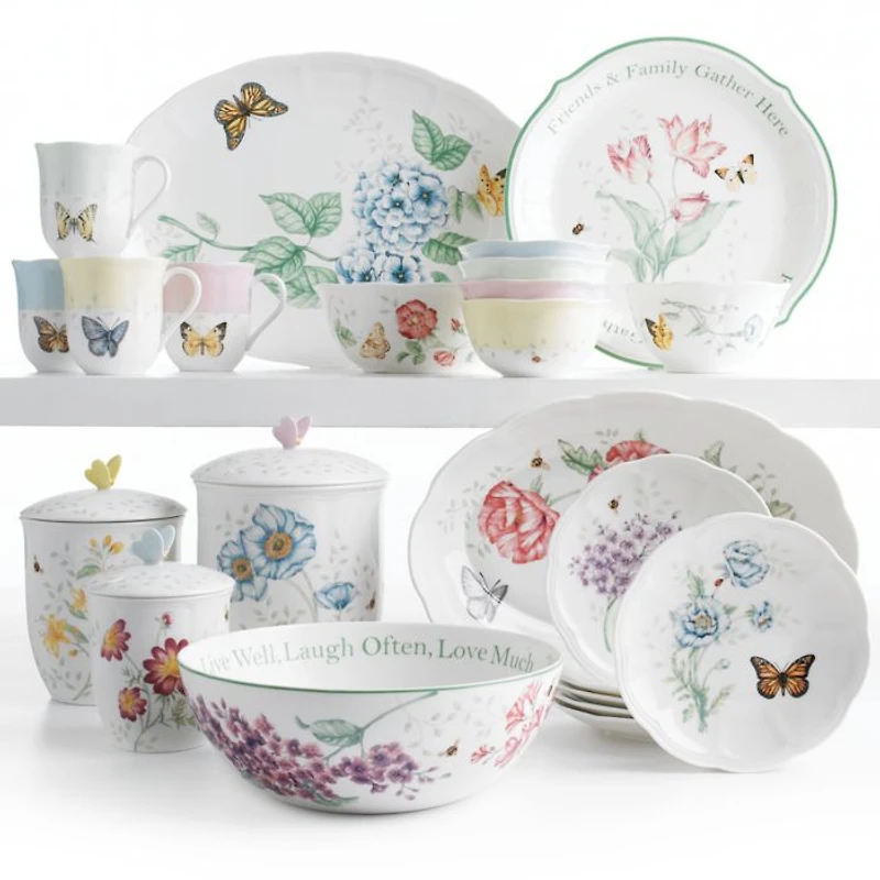 Butterfly Meadow 3 Piece Canister Set