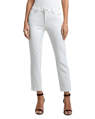 L'Agence Sada High Rise Crop Slim Jeans