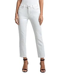 L'Agence Sada High Rise Crop Slim Jeans