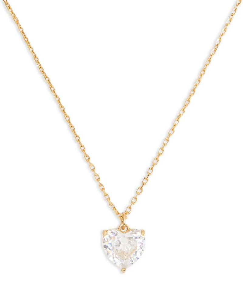 My Love April Birthstone Heart Pendant Necklace, 16"-19"