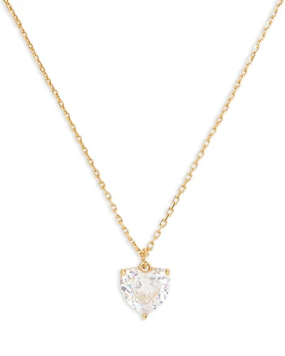 My Love April Birthstone Heart Pendant Necklace, 16"-19"