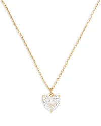 My Love April Birthstone Heart Pendant Necklace, 16"-19"