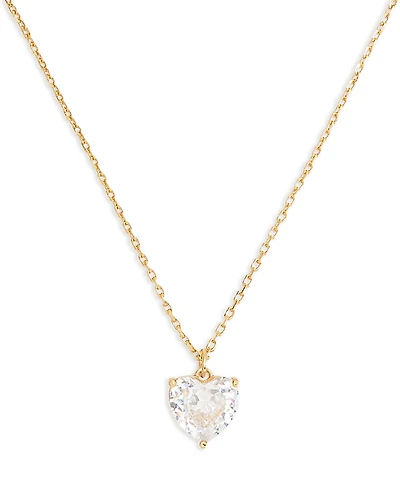 kate spade new york My Love April Birthstone Heart Pendant Necklace, 16-19