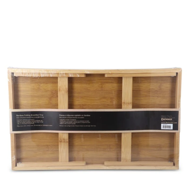Folding Bamboo Breakfast Tray