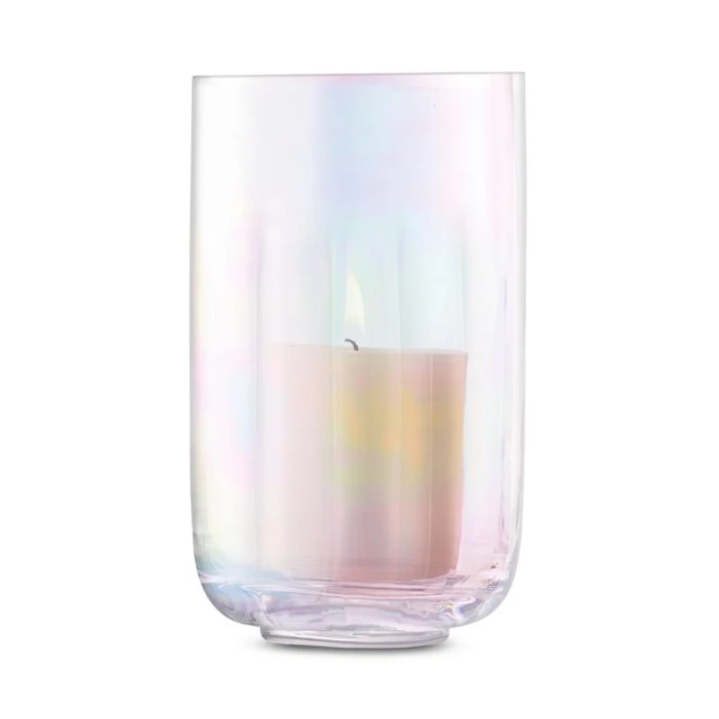 Pearl Glass Lantern/Vase - Small