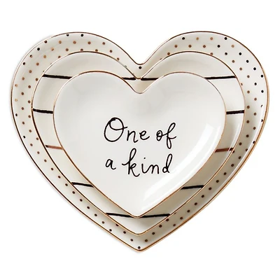 3 Piece Catch All Heart Dishes