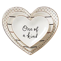 kate spade new york 3 Piece Catch All Heart Dishes