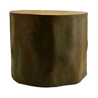 Etched Brass Stool, Large