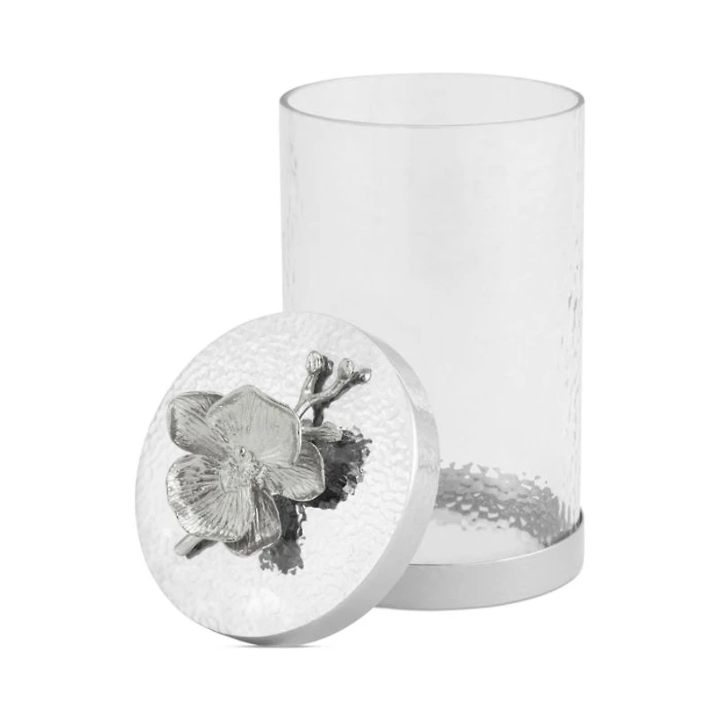 White Orchid Canisters