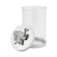 White Orchid Canisters