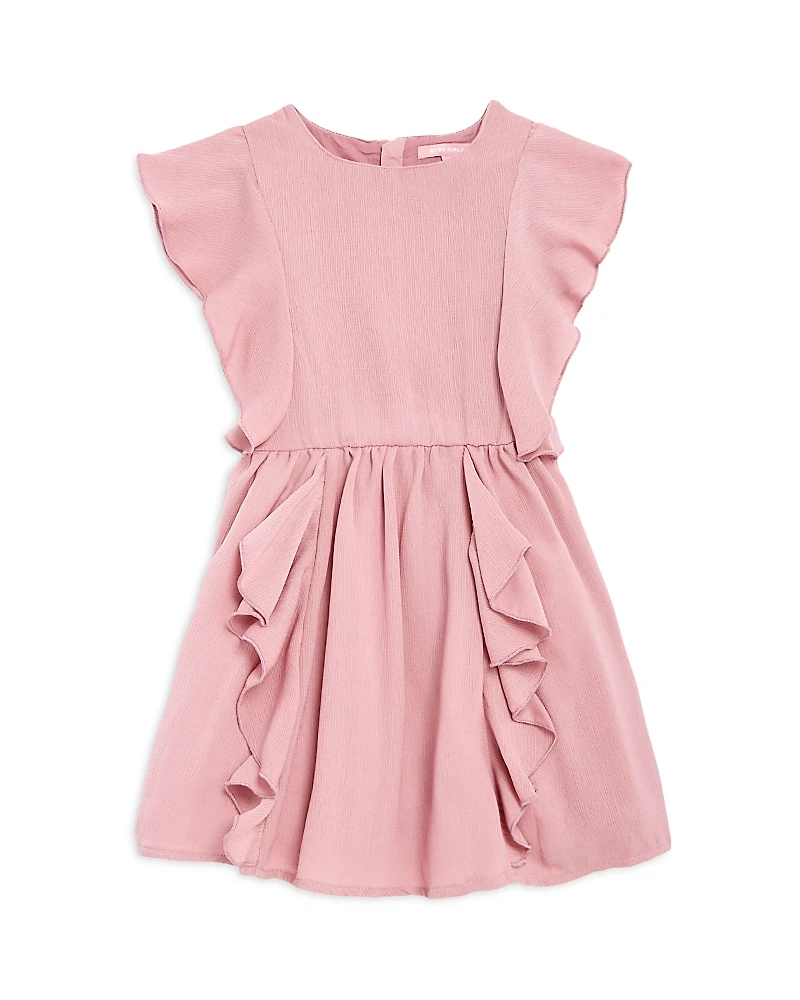 Bcbg Girls Girls' Ruffled Crepe Dress - Little Kid