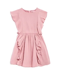 Bcbg Girls Girls' Ruffled Crepe Dress - Little Kid