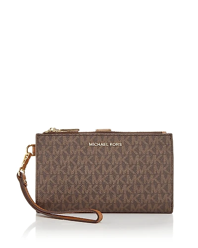 Michael Kors Signature Print Wristlet Wallet