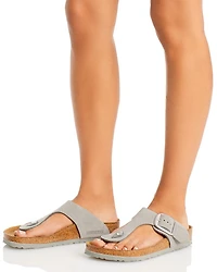 Women's Gizeh High Shine Big Buckle Thong Sandals