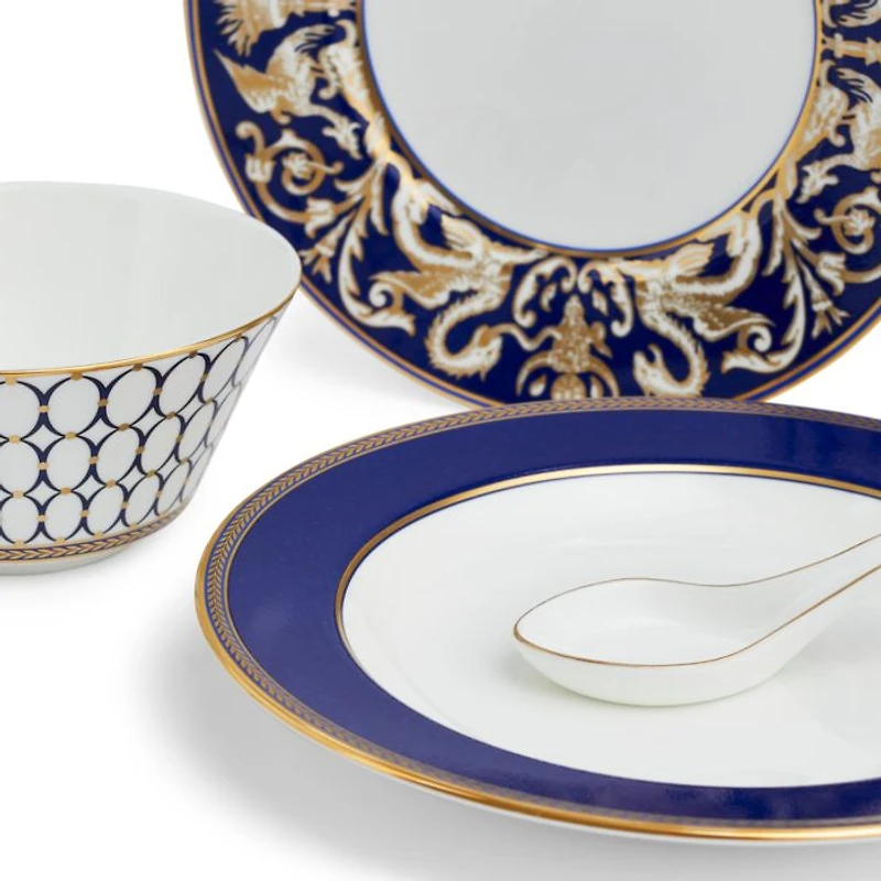 Renaissance Gold Four Piece Place Setting, Set of 2
