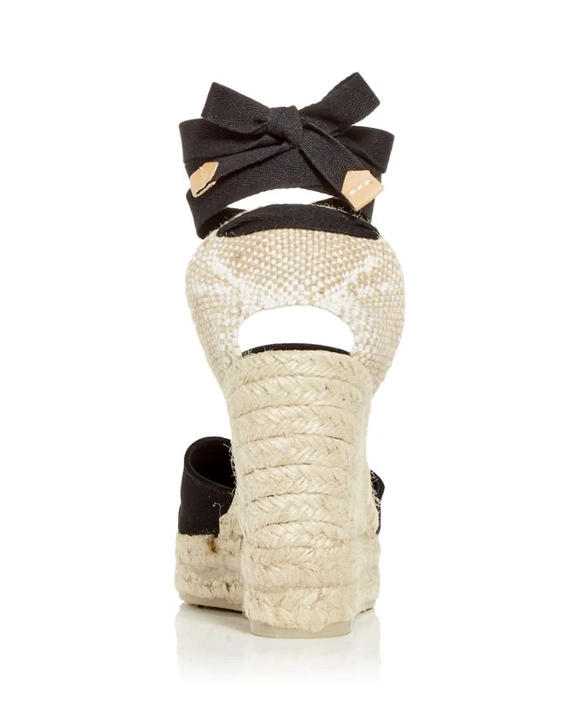 Women's Chiara Ankle Tie Wedge Espadrille Sandals