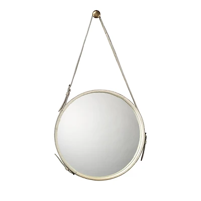 Jamie Young Round Mirror, White