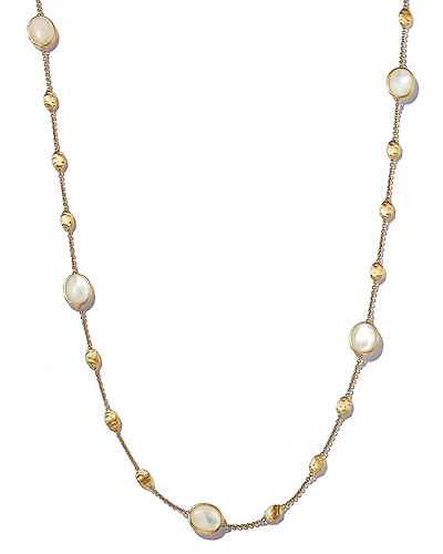Marco Bicego 18K Yellow Gold Siviglia Mother Of Pearl Long Necklace, 36 - 150th Anniversary Exclusive