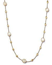 Marco Bicego 18K Yellow Gold Siviglia Mother Of Pearl Long Necklace, 36 - 150th Anniversary Exclusive