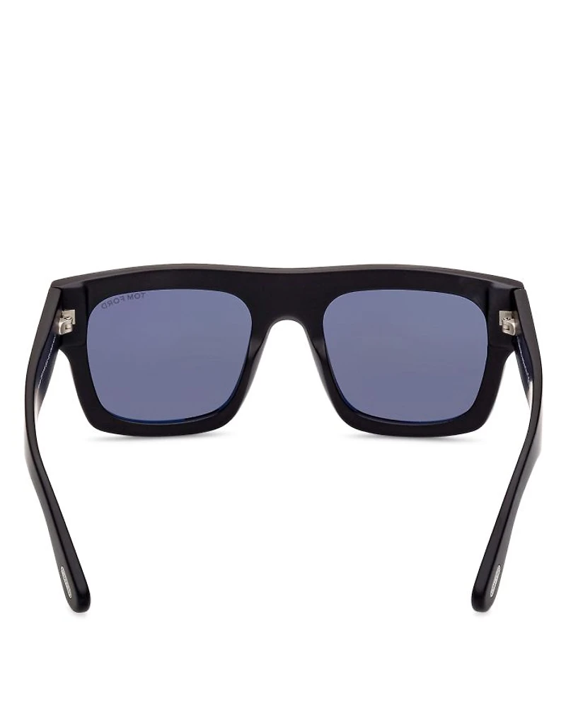 Fausto Geometric Sunglasses, 53mm