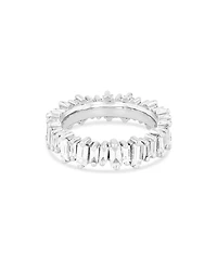 Suzanne Kalan 18K White Gold Fireworks Diamond Baguette Eternity Band