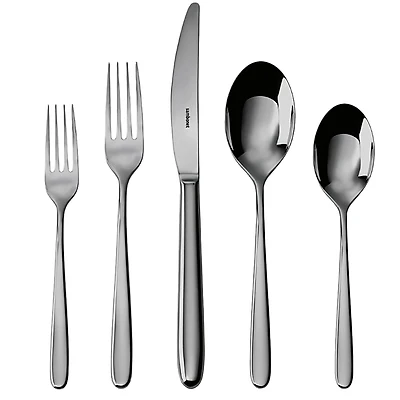 Sambonet Hannah Black 5-Piece Place Setting