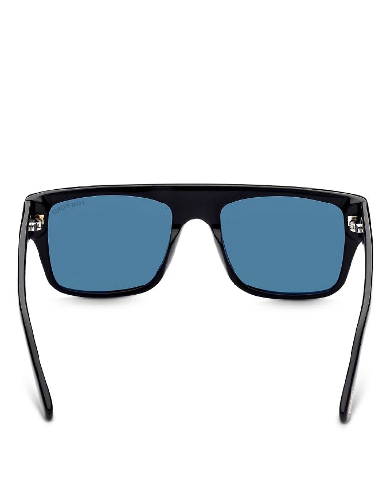 Dunning Rectangular Sunglasses, 55mm
