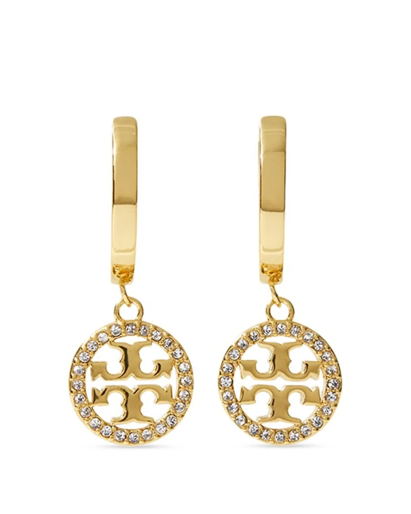 Miller Pavé Crystal Hoop Earrings