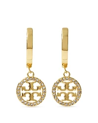 Miller Pavé Crystal Hoop Earrings