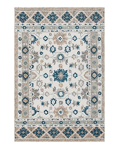 Lr Home Hans Traditional Floral Mosaic Area Rug