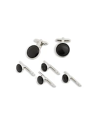 David Donahue Onyx Stud and Cufflink Set