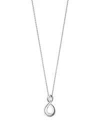 Georg Jensen Sterling Silver Infinity Pendant Necklace, 17.72
