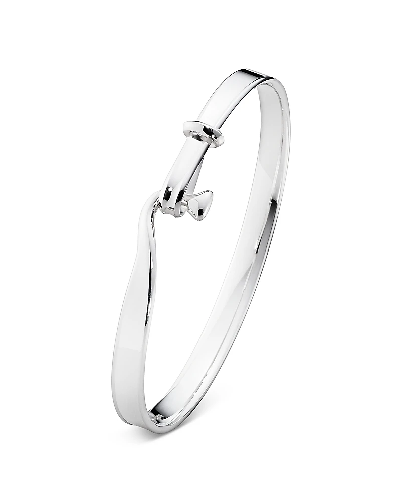 Georg Jensen Sterling Silver Torun Bangle Bracelet