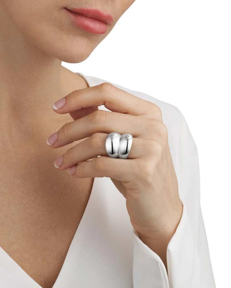 Sterling Silver Curve Ring