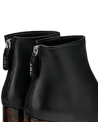 Women's Veta Back Zip Block Heel Booties