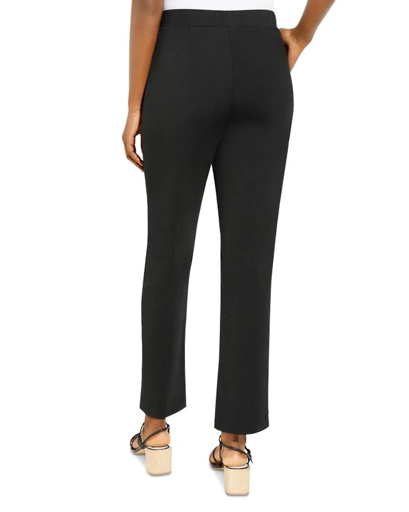 Straight Leg Ponte Pants
