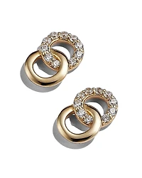 Bloomingdale's Fine Collection Diamond Double O Stud Earrings