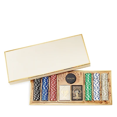 Aerin Shagreen Poker Set