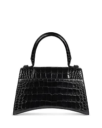 Hourglass XS Handbag Crocodile Embossed