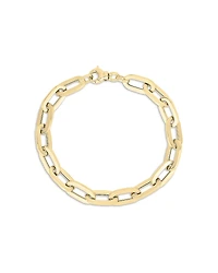 Roberto Coin 18K Yellow Gold Designer Gold Oval Link Chain Bracelet