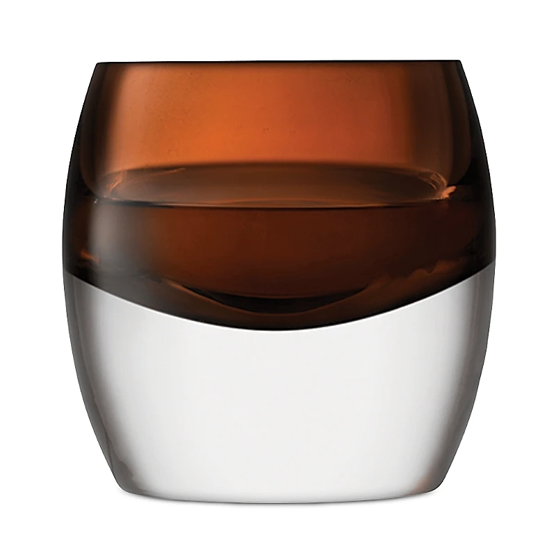 Lsa Whisky Club Peat Brown Tumblers, Set of 2