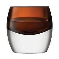 Lsa Whisky Club Peat Brown Tumblers, Set of 2