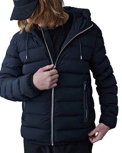 Mackage Jack Agile-360 Stretch Light Hooded Down Jacket
