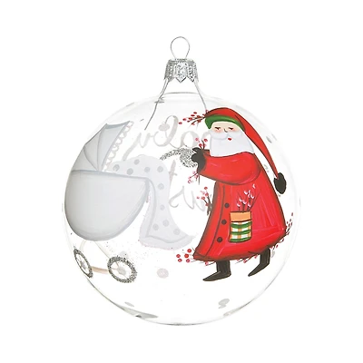 Vietri Old St. Nick Baby's First Christmas Ornament