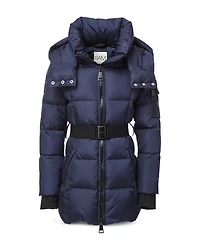 Girls' Matte Soho Mid Length Quilted Down Coat - Little Kid